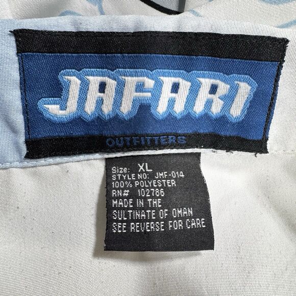 VTG Jafari Outfitters Fat Albert Cartoon Blunt Shirt Men's XL All Over Print SS - Picture 5 of 13